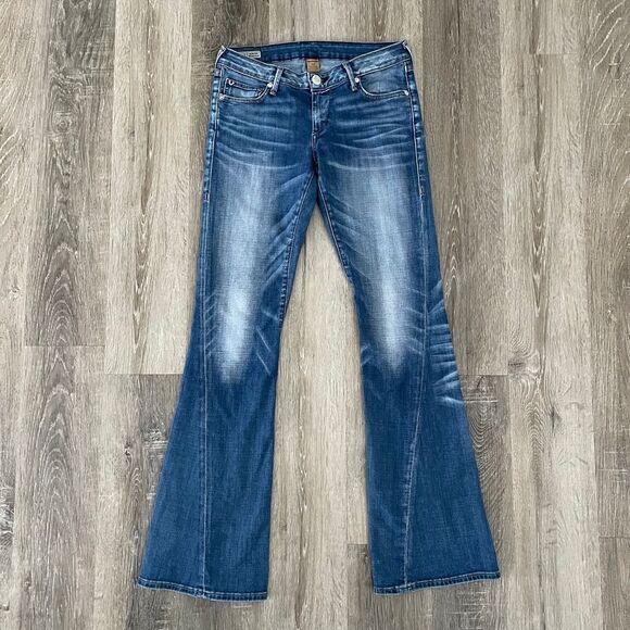 True Religion Joey Low Rise Flare Jeans - Size: 28 - Picture 9 of 10